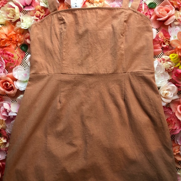 Linen Rusty Cinnamon Dress - Picture 5 of 5